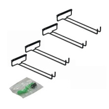4Pcs Wine Glass Rack, Iron Wine Glasses Rack , Wall Mountable Wine Glass Holder Storage Hanger for Bars Coffee