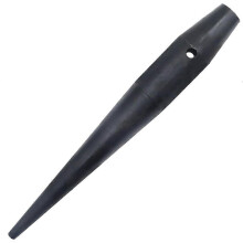 Bull Pin Heat-Treaded Steel Ironworker Tools with Black Finish and Tether Hole, Iron Workers Tool, 1-5/16-Inch X 10 Inch
