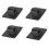 4pcs Kayak Motor Mount Bracket Engine Fixing Buckle Bracket for Canoe Motor Mount 1