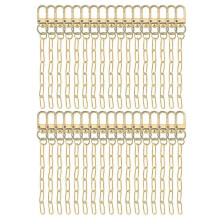 100 Keychain Making Kit,Key Ring Swivel Snap Hook Chains,Extender Keychain Bag Charm Kits for DIY Crafts Jewelry Making