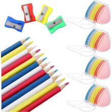 20 Pcs Triangle Tailors Chalk & Fabric Markers Sets for Quilting, Sewing, Dressmaking Supplies Accessories