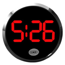 Mini Digital Clock, Waterproof Small Digital Clock, Outdoor Timetable, Adhesive Car Accessories