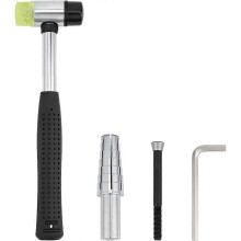 Bracelet Mandrel Set,Expanding Ring Mandrel, with Iron Hammer, Jewelry Tool Sets for Adjusting Bracelet Making Repairing