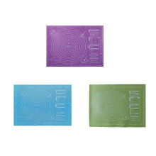 3Pcs Food Grade Rolling Mat with Measuring Tool Non Slip Kneading Mat, Easy to Clean Non Stick Baking Mat Baking Utensil