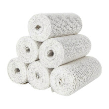 6 Pack Plaster Gauze Bandage for Hobby Craft, Each Roll 6" X 180" Plaster Cloth Rolls Bulk, Cloth Gauze Bandage
