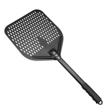 Metal Pizza Peel 12 Inch Perforated Non Slip Professional Oven Tool for Restaurant Home Kitchen Accessories