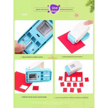1.25x1.5 Inch Stamp Punching Machine Lever Type Paper Punching Machine, for Making Scrapbook DIY Card Making Crafts