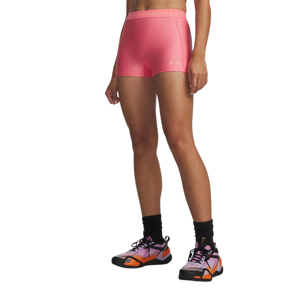 Under Armour (8 Uk, Pink) Womens/Ladies Heatgear Shorts
