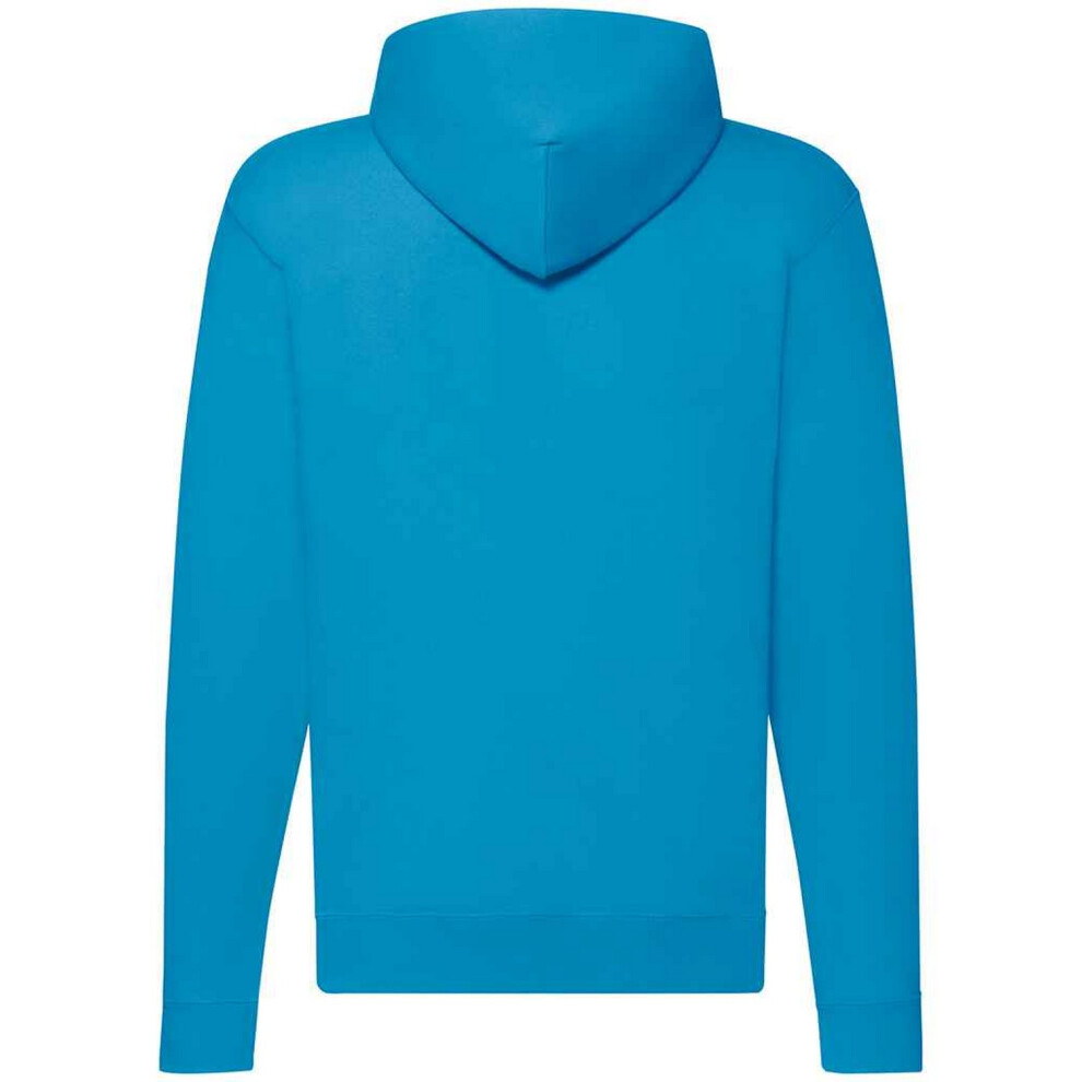 Fruit Of The Loom (Xxl, Azure) Mens Classic Zipped Hoodie
