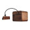 Solid Wood Mini Floating Bedside Table, 25*25*30cm 5