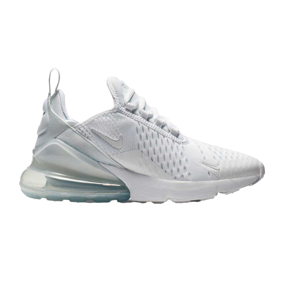 Nike (5 Uk, White) Childrens/Kids Air Max 270 React Swoosh Trainers