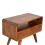 Dark Brown Curved Media Unit, 2 Drawers，30*60*45cm 4