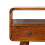 Dark Brown Curved Media Unit, 2 Drawers，30*60*45cm 10