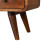 Dark Brown Curved Media Unit, 2 Drawers，30*60*45cm 6