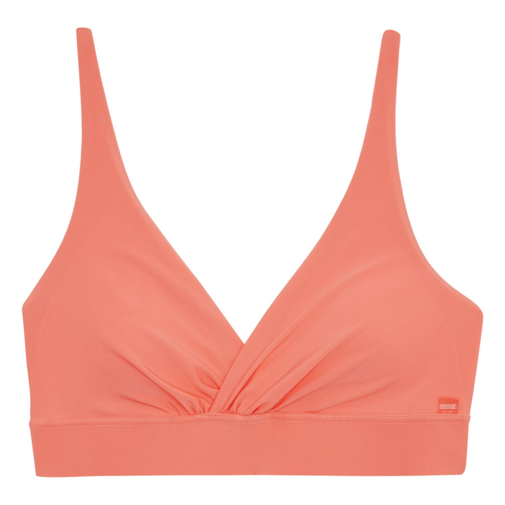 Regatta (18 Uk, Shell Pink) Womens/Ladies Paloma Plain Bikini Top