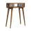 Ariella Solid Wood Console Table, Brown,30*80*70cm 9