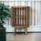 Solid Wood Brown Bedside – 26*36*55cm 1