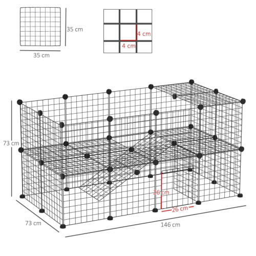 DIY Metal Pet Playpen - 36-Panel Wire Fence 1