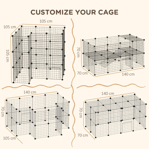DIY Metal Pet Playpen - 36-Panel Wire Fence 2