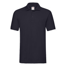 (XL, Deep Navy) Fruit of the Loom Mens Premium Polo Shirt