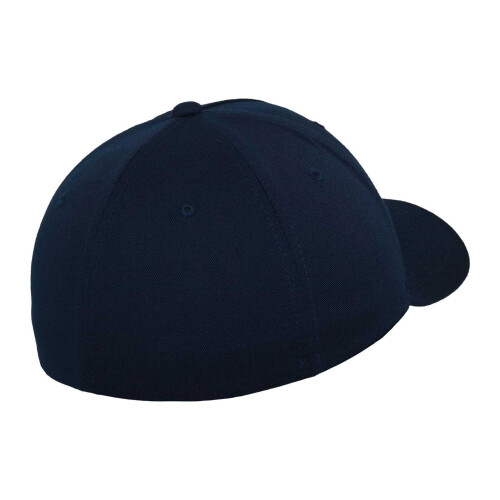 (L-XL, Navy) Flexfit 5 Panel Baseball Cap 1