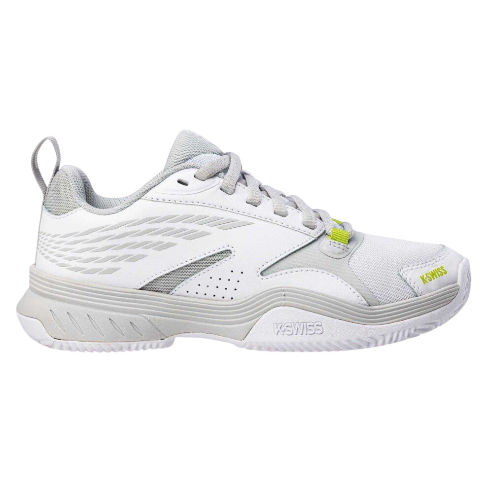 K-Swiss (8 Uk, White/Gray Dawn) Womens/Ladies Speedex Tennis Shoes