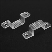 Led-Lichtstrip Montageclip 5730 / 2835 / 5050 Montagehouder Doorschijnende Kliksluiting (Breedte 14 Mm, 100 Stuks / Verpakking)