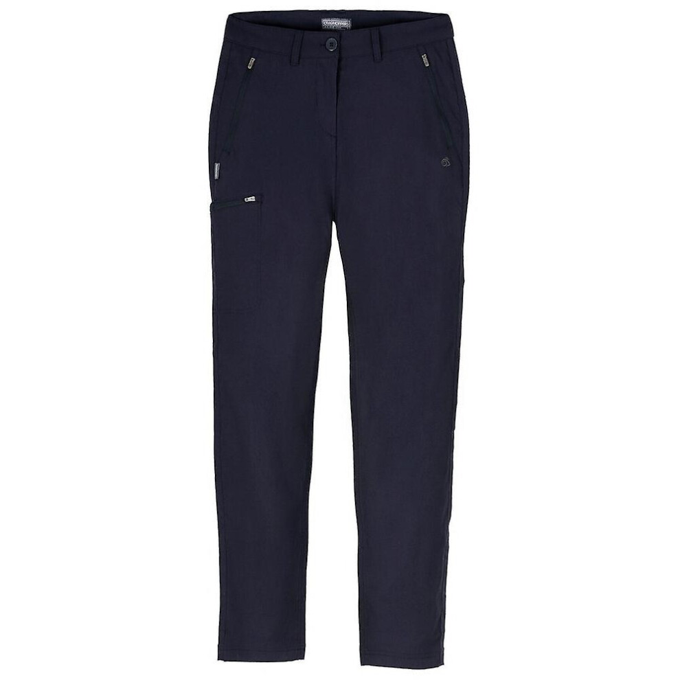 Craghoppers (16 Uk R, Dark Navy) Womens/Ladies Expert Kiwi Pro Stretch Trousers