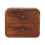 Dark Brown Floating Bedside Table, 25*25*30cm 2