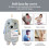 Blue Canyon 1L Teddy Bear Hot Water Bottle Grey 6