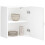 VidaXL vidaXL Kitchen Wall Cabinets 2 pcs Lucca High Gloss White Engineered Wood 1