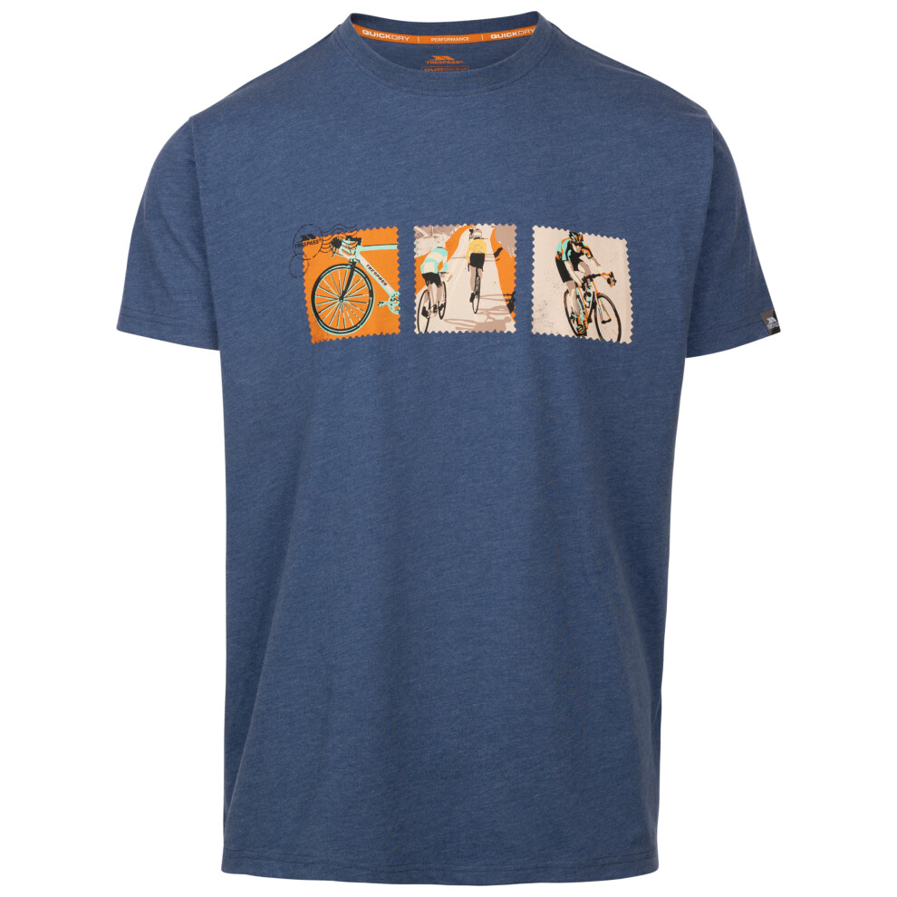 Trespass (M, Indigo Tone Marl) Men's T-Shirt - Kooten - Image 4