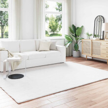 vidaXL Anti-Slip Faux Rabbit Fur Rug OLITE White 240 x 340 cm