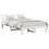 VidaXL vidaXL Bed Frame with Headboard White 120 x 190 cm Solid Pine Wood 3