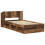 VidaXL vidaXL Bed Frame with Storage Old Wood 75 x 190 cm Engineered Wood 4