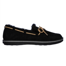 (2 UK, Black) Skechers Womens/Ladies Cozy Faux Suede Flat Moccasin Slippers