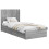 VidaXL vidaXL Bed Frame with Storage and Headboard Grey Sonoma 75 x 190 cm 4