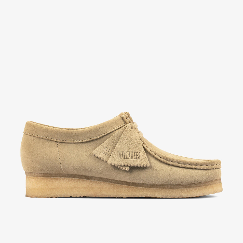 Clarks (Standard, 3.5 (Adults')) Wallabee. Maple Suede