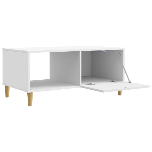 VidaXL vidaXL Coffee Table White 90 x 50 x 40 cm Engineered Wood 2