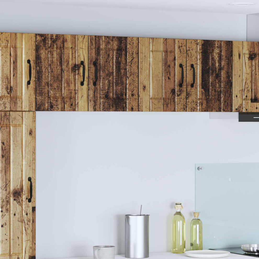 Vidaxl Wall Cabinet Lucca 2 Pcs Old Wood 60 X 31 X 40 Cm