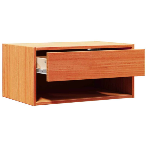 VidaXL vidaXL Bedside Table Wax Brown 50 x 32.5 x 24 cm Solid pine wood 2