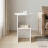 VidaXL vidaXL Side Table White Ø 39.5 x 55 cm Engineered Wood 4