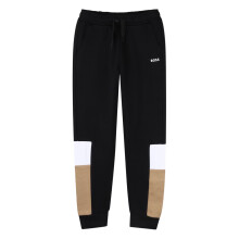 (8 Years, Black) Boss Boys Fleece Colour Block Slim Joggers