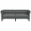 VidaXL vidaXL Sofa Dark Grey 201.5 x 74.5 x 74.5 cm Polyester 2