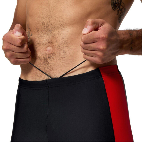 Speedo (S, Black/Red) Speedo Mens Dive Jammer Shorts 2