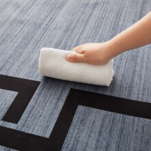 (2.5X5 Rug (80x150cm), Nico) Printed Geometric Short Pile Rug with Rubber Backing - Non Slip Modern Area Carpet