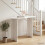 VidaXL vidaXL Console Table White 100 x 39.5 x 75 cm Engineered Wood 5