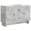 VidaXL vidaXL Sideboard Concrete Grey 89 x 34.5 x 60 cm Engineered Wood 2
