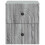 VidaXL vidaXL Wall-Mounted Bedside Cabinet 2 pcs Grey Sonoma Engineered Wood 6