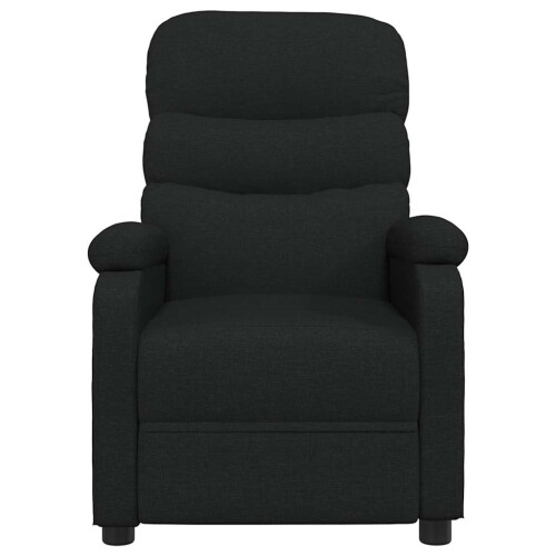 VidaXL vidaXL Recliner Chair Black Fabric 2